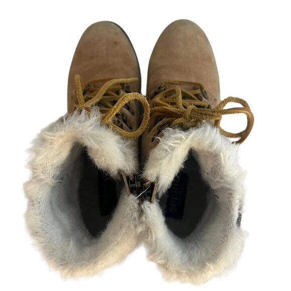 Sperry Women's Size 6 Luca Peak Tan WATERPROOF Leather Ankle Boots‎ STS97172 - Picture 8 of 12